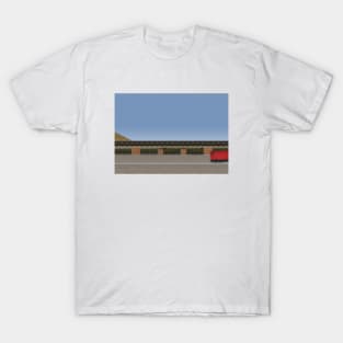 Road Trip Highway Trucking Horizon Architecture T-Shirt